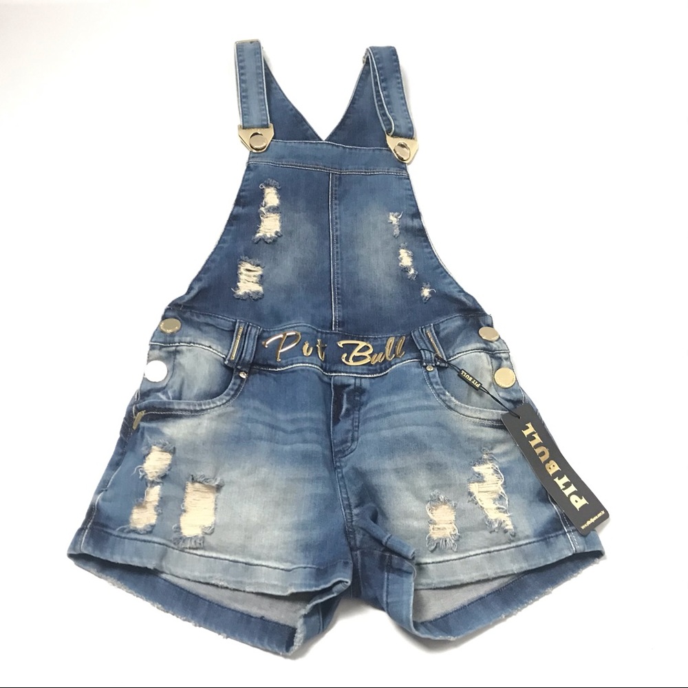Brazilian Pit Bull Romper Jeans Butt Lifting Denim